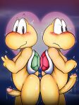  absurd_res bodily_fluids duo genital_fluids hi_res koopa koopa_troopa male male/male mario_bros nintendo precum scalie yamausagi0619 