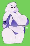  anthro big_breasts boss_monster bovid breasts caprine chromapan cleavage clothed clothing female hi_res huge_breasts mammal mature_female solo thick_thighs toriel undertale undertale_(series) 