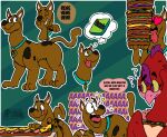  avian canid canine canis domestic_dog feral food great_dane hanna-barbera ifra mammal mastiff molosser roc ruda_the_roc_(ifra) sandwich_(food) scooby-doo scooby-doo_(series) scooby_snack 