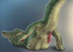  anatomically_correct anatomically_correct_genitalia anatomically_correct_penis animal_genitalia animal_penis anthro anus bloated bodily_fluids crocodile crocodilian crocodilian_penis crocodylid genital_fluids genitals hi_res looking_at_viewer lyle_(lyle_lyle_crocodile) lyle_lyle_crocodile male open_mouth open_smile penis precum presenting presenting_anus presenting_penis reptile resting_on_belly scalie smile solo vore ward0r 