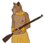  anthro breasts clothed clothing collar costume disney dress felid feline female gun hi_res jewelry lion mammal mature_female mosin_nagant_91/30 mother_(lore) necklace pantherine parent_(lore) ranged_weapon rebeldragon101 rifle sarabi_(the_lion_king) the_lion_king topless topless_female tribal tribal_jewelry tribal_necklace weapon world_war_2 world_war_2_rifle 