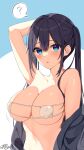  1girl absurdres breasts highres large_breasts original ramchi swimsuit 