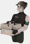  box cardboard_box cat copyright_request green_eyes highres linyvets_chan male_focus rozetka solo tagme 