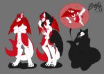  absurd_res anthro canid canine canis duo fluffy hi_res human kobold latex male mammal mask nintendo overweight pred prey puro rubber transformation transfurmations transfurs vore wolf zdoah 