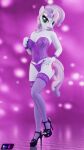  absurd_res anthro clothing corset cutie_mark equid equine female footwear friendship_is_magic hasbro hi_res high_heels horn lace_corset lace_panties legwear lingerie looking_at_viewer mammal my_little_pony panties shadowboltsfm solo stockings sweetie_belle_(mlp) topwear underwear unicorn wristband 