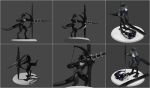 anthro bow_(feature) greatbow hi_res male model_sheet pedestal solo synal_(the_tao_swordsman) synth_(vader-san) the_tao_swordsman weapon 