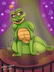  amphibian anthro big_breasts breasts female five_nights_at_freddy&#039;s five_nights_at_freddy&#039;s:_security_breach five_nights_at_freddy&#039;s_2 freddy_fazbear&#039;s_pizzeria_simulator frog happy_frog_(fnaf) hi_res mana_hannah scottgames solo steel_wool_studios 