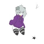  absurd_res akavaps(artist) anthro canid canine canis clothing collar digital_media_(artwork) domestic_dog female fur girly hi_res male male/female mammal simple_background solo thick_thighs 