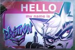  bastionshadowpaw canid canine eyewear fox furry glasses graffiti mammal meme name_tag sfw toshi 