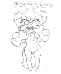  angry anon anthro bodily_fluids breathing_noises equid equine female feral filly_anon hands_in_mouth hasbro hi_res horse kumakum male male/female mammal my_little_pony open_mouth oral saliva sketch solo text tongue traditional_media_(artwork) 
