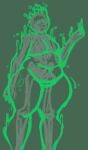  animated_skeleton bone ectoplasm goo_creature humanoid love_handles male moobs not_furry overweight overweight_male pudgy_belly sephaloid skeleton slightly_chubby solo thick_thighs translucent translucent_body undead wide_hips 