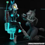  3d_(artwork) absurd_res black_body blender_(software) chair_position deltarune digital_media_(artwork) dragonantojos duo female female/female from_behind_position hi_res kissing scp-1471 scp_foundation seductive sex sitting tasque_manager undertale_(series) white_eyes yellow_eyes 