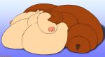  2021 absurd_res anthro areola bear big_breasts blush breasts digital_media_(artwork) female flat_colors fur hand_on_breast hi_res huge_belly huge_breasts huge_thighs mammal morbidly_obese morbidly_obese_anthro morbidly_obese_female multicolored_body multicolored_fur nipples nude obese obese_anthro obese_female open_mouth overweight overweight_anthro overweight_female solo thick_thighs tongue tongue_out two_tone_body two_tone_fur viroveteruscy 