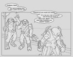  aitch alien bdsm comic halo halo_(series) hi_res humiliation jiralhanae male male/male microsoft sangheili teasing xbox_game_studios 