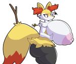  big_(disambiguation) braixen breasts generation_6_pokemon hi_res hyper invalid_tag nintendo pokemon pokemon_(species) snekkobean thick_thighs 