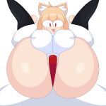  absurd_res ambiguous_gender animal_humanoid big_breasts big_butt blonde_hair breasts butt cat_humanoid clothing cytrusawa duo felid felid_humanoid feline feline_humanoid female hair hi_res huge_breasts huge_butt humanoid inner_ear_fluff legwear mammal mammal_humanoid neco-arc nipple_outline open_mouth red_eyes shirt thick_thighs thigh_highs thong topwear tsukihime tuft type-moon underwear white_body white_skin 