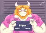  anthro asgore_dreemurr blonde_hair boss_monster bovid caprine fur goat hair hi_res jon_noj long_ears male male/male mammal solo undertale undertale_(series) white_body white_fur 