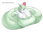  absurd_res belly big_belly big_breasts big_butt blush breasts butt clothing dress female generation_3_pokemon green_body green_hair hair hi_res huge_butt huge_thighs humanoid hyper hyper_belly hyper_butt hyper_thighs kirlia looking_aside morbidly_obese morbidly_obese_female morbidly_obese_humanoid navel nintendo obese obese_female obese_humanoid one_eye_obstructed overweight overweight_female overweight_humanoid pokemon pokemon_(species) red_eyes simple_background solo text thick_thighs veryfilthything white_body 