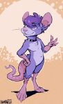  animancer collar fur hair hi_res mammal murid murine purple_body purple_eyes purple_fur purple_hair rat rodent snoozel 