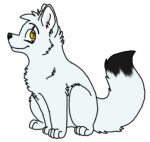  2012 alpha_channel ambiguous_gender arctic_fox black_body black_fur black_nose black_tail_tip bluekyokitty canid canine digital_drawing_(artwork) digital_media_(artwork) dipstick_tail feral flat_colors fox full-length_portrait fur low_res mammal markings paws portrait sebdoggo simple_background sitting smile solo tail tail_markings transparent_background white_body white_fur yellow_eyes 