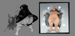  absurd_res anthro balls big_balls big_butt big_nipples big_penis bodily_fluids bottomless butt canid canine canis clothed clothing coat coat_only domestic_dog flashing floppy_ears fur genitals hair hair_over_eyes hi_res holding_object holding_weapon hood_up huge_butt kingdom_hearts male mammal moobs mostly_nude musk_clouds nipples organization_xiii overweight overweight_anthro overweight_male penis robin_(submarine_screw) solo square_enix submarine_screw sweat sweaty_balls sweaty_butt sweaty_genitalia sweaty_legs sweaty_thighs tan_body tan_fur topwear topwear_only weapon 