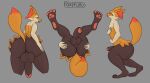  absurd_res anthro anus aroused backsack balls bedroom_eyes big_butt big_penis braixen butt cheek_tuft eyelashes facial_tuft feet fluffy fluffy_ears fluffy_hair fluffy_tail foreskin foreskin_stretching fossfurus generation_6_pokemon genitals group hair hand_on_butt hand_on_chest hand_on_hip hand_on_leg hi_res lying male narrowed_eyes neck_tuft nintendo on_back pawpads paws penis pokemon pokemon_(species) presenting presenting_anus presenting_hindquarters raised_tail seductive solo stare tail toes tuft wide_hips 