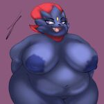  absurd_res anthro belly big_breasts big_butt breasts butt curvy_figure digital_media_(artwork) eye_moisturizer female fur generation_4_pokemon genitals hi_res huge_breasts looking_at_viewer mammal nintendo nipples nude overweight overweight_anthro overweight_female pokemon pokemon_(species) simple_background smile solo thick_thighs weavile wide_hips 