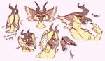  angel anthro avian biblically_accurate_angel bird bodily_fluids boidbwain drooling feathered_wings feathers female head_wings hi_res hybrid macro mawplay micro micro_on_macro model_sheet mouth_shot open_mouth ophelia_(boidbwain) saliva size_difference solo vore wings 