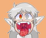  absurd_res bodily_fluids drudicta drudicta_ginfushicho ears_up first_person_view fluffy fluffy_ears fluffy_hair hair herm heterochromia hi_res humanoid hybrid intersex kikinomnoms long_hair mouth_shot open_mouth saliva saliva_on_tongue salivating sharp_teeth solo teeth teeth_showing uvula vore whiskers white_hair 