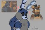  &lt;3 2023 4_fingers ambiguous_focus ambiguous_gender animatronic anthro anthro_focus artist_name bear biped black_bow_tie black_eyelids black_nose black_text blank_humanoid bonnie_(fnaf) bow_tie bow_tie_only brown_body brown_fur colored colored_sketch countershade_face countershade_torso countershading digital_drawing_(artwork) digital_media_(artwork) duo_focus embrace envy eyebrows eyes_closed fingers five_nights_at_freddy&#039;s five_nights_at_freddy&#039;s_(film) freckles freddy front_view fur glistening glistening_eyes grey_background grey_body group guide_lines half-length_portrait happy heart_reaction hi_res hug human humanoid humanoid_focus lagomorph leporid machine male male_focus mammal mostly_nude multicolored_body opilka_(artist) photo_reference pink_heart portrait purple_body purple_ears purple_fur rabbit rabbit_ears red_bow reference_image robot round_ears scottgames simple_background sketch standing teeth text three-quarter_view trio two_tone_body universal_studios y/n ych_(character) 