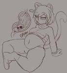  abdominal_bulge anthro asriel_dreemurr bared_teeth begging belly_overhang between_breasts black_and_white bodily_fluids bone bovid breast_squish breasts bulge cabezilla caprine chara_(undertale) covered_pussy covering death detailed_maw digested digestion digital_drawing_(artwork) digital_media_(artwork) duo english_text felid feline female forced goat hi_res human humanoid imminent_digestion imminent_vore inside_stomach internal internal_oral lying macro male male/female mammal monochrome on_front organs overweight portrait predator/prey remains rumbling_stomach skull sleeping soft_vore spread_legs spreading squish stomach stomach_acid teeth text tight_fit undertale undertale_(series) unease vore 