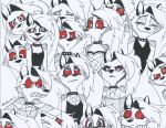  absurd_res canid canid_demon canine canis demon drawing dubstails hellhound helluva_boss hi_res loona mammal sketch traditional_media_(artwork) wolf 