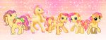  accessory bow_ribbon conphettey cutie_mark earth_pony equid equine fan_character female feral friendship_is_magic furgonomics green_eyes hair hasbro hi_res hooves horse mammal mlp_g1 mlp_g2 mlp_g3 multicolored_hair multicolored_tail my_little_pony my_little_pony_(2003) my_little_pony_(2009) pony ribbons smile solo sparkles style_parody tail tail_accessory tail_bow tail_ribbon 
