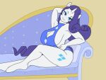  anthro anthrofied big_breasts breasts cleavage clothed clothing equid equine female friendship_is_magic hair hasbro hi_res horn lurking_tyger mammal my_little_pony purple_hair rarity_(mlp) solo swimwear unicorn 