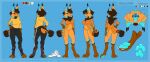  amazinky anthro big_breasts blue_body blue_flesh blue_fur blue_inner_ear blue_inner_ear_fluff blue_mouth blue_pawpads blue_tongue boots bottomwear bra_lines breasts brown_body brown_fur brown_hair casual_clothing chevy_dahl claws clothing crotch_tuft ears_down ears_up eyewear featureless_breasts featureless_crotch feet felid feline female foot_focus footwear fur fur_pattern glasses hair hi_res hindpaw inner_ear_fluff jacket leather leather_boots leather_clothing leather_footwear lynx mammal model_sheet mouth_shot nude open_mouth orange_body orange_fur pants pawpads paws pivoted_ears pose shoes slightly_chubby slightly_chubby_anthro slightly_chubby_female smile solo sportswear standing striped_body striped_fur stripes tail tasteful_nudity thick_thighs tongue topwear tuft wide_hips yellow_clothing yellow_jacket_(clothing) yellow_topwear 