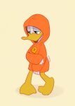  absurd_res anatid anseriform anthro avian bird clothing duck externallydead hi_res hoodie humanoid male quill_wonderfowl smile solo solo_focus sweater topwear 