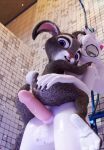  3d_(artwork) absurd_res anthro blender_(software) bovid butt butt_grab caprine carrying carrying_another carrying_partner crossover deltarune digital_media_(artwork) disney duo fan_character female goat grinding grinding_on_penis hand_on_butt hi_res huge_filesize judy_hopps lagomorph leporid male male/female mammal nicholaideus rabbit ralsei shocked shocked_expression shower size_difference smug smug_expression undertale_(series) zootopia 