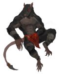  absurd_res anthro bottomwear clothing hi_res loincloth male mammal mostly_nude neungsonie rodent ska_bloodtail skaven solo warhammer_(franchise) 
