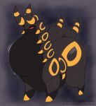  belly big_butt butt eeveelution feral fusion generation_2_pokemon generation_5_pokemon hi_res huge_butt hybrid invalid_tag juska nintendo overweight pokemon pokemon_(species) scolipede umbreon 