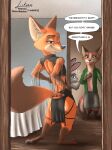  absurd_res anthro butt canid canine clothed clothing crossdressing disney dress fox hi_res judy_hopps lagomorph leporid link6432 male mammal mature_anthro mother_(lore) mrs._wilde nick_wilde panties parent_(lore) rabbit red_fox solo underwear zootopia 