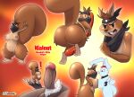  2023 absurd_res albino anthro anthrofied balls breast_squish breasts brown_body brown_fur bun_bun_bang_bang butt canid canine canis clothed clothing digital_drawing_(artwork) digital_media_(artwork) duo english_text epic_games erection feet female female/female food fortnite fur genitals gloves hair handwear headgear hi_res hot_dog lagomorph leporid looking_at_viewer male male/female mammal meat nipples nude open_mouth paws penis pussy rabbit red_eyes rodent sausage sciurid simple_background size_difference smeargle20 smile solo squish tail text toes tongue tree_squirrel walnut_(fortnite) wendell_(fortnite) white_body white_fur wolf x-eyes 