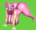  amy_rose anthro big_breasts big_butt blu_rent breasts butt eulipotyphlan female green_eyes hedgehog huge_breasts huge_butt looking_at_viewer mammal nipples sega solo sonic_the_hedgehog_(series) thick_thighs wide_hips 