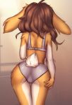  anthro clothing elronya fan_character female hair lagomorph leporid long_hair mammal panties rabbit ronya solo suvi_(elronya) tail underwear 