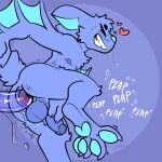  &lt;3 absurd_res anal anal_masturbation anal_penetration anthro anthro_penetrated anus balls bat blue_body blue_fur blue_pawpads butt chest_tuft dildo dildo_in_ass dildo_insertion dildo_penetration ears_back english_text erection eyes_closed fangs fur genitals grin hi_res humanoid_genitalia humanoid_penis looking_pleasured male male_penetrated mammal masturbation membrane_(anatomy) membranous_wings nude object_in_ass pawpads paws penetration penis perineum pivoted_ears purple_background sex_toy sex_toy_in_ass sex_toy_insertion sex_toy_penetration simple_background smile solo sound_effects teeth text toying_self tuft winged_arms wings xing1 