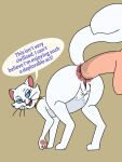  2023 3:4 anal anal_penetration anus balls big_penis black_eyebrows black_eyelashes black_whiskers blue_eyes blue_sclera blue_text collar color_edit colored dialogue digital_drawing_(artwork) digital_media_(artwork) digitigrade disembodied_penis disney domestic_cat duchess_(aristocats) duo english_text eyebrows eyelashes eyelids felid feline felis female female_penetrated feral feral_penetrated fur genitals head_turned hi_res humanoid_genitalia humanoid_penis iris light_body light_skin long_whiskers looking_back male male/female male_penetrating male_penetrating_female mammal no_pupils open_mouth open_smile pawpads penetration penis pink_anus pink_inner_ear pink_nose pink_pawpads pink_pussy pink_tongue prick_ears pussy sex simple_background smile speech_bubble tail talking_to_another talking_to_partner tan_background text the_aristocats thick_penis third-party_edit three-quarter_view tongue whiskers white_body white_ears white_eyelids white_fur white_speech_bubble white_tail zambs 