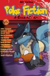  anthro blue_body blue_fur blue_hair book canid canine claws fangs fluffy fluffy_tail fur generation_4_pokemon grey_body grey_fur hair hi_res lucario male mammal meme mentioned_character neck_tuft nintendo parody pokeball pokemon pokemon_(species) pulp_fiction remake rhode_(rhode_arts) rhode_arts solo spikes spikes_(anatomy) tail teeth tuft ych yellow_body yellow_eyes yellow_fur 