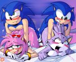  2023 5_fingers accessory ahegao ambiguous_penetration amy_rose anthro blaze_the_cat blue_body blush bodily_fluids bracelet bracelet_only breasts butt clenched_teeth clothing cum cum_covered cum_in_hair cum_inside cum_on_butt cum_on_ear cum_on_face cum_on_hand cum_on_head cum_on_leg directed_motion_outline domestic_cat drooling eulipotyphlan euyoshi89 eye_roll eyelashes fangs felid feline felis female female_penetrated fingers footwear footwear_only forehead_gem from_behind_position fucked_silly fur gem genital_fluids gloves gloves_only group hair handwear handwear_only headband headband_only hedgehog jewelry long_eyelashes looking_at_viewer looking_pleasured male male/female male_penetrating male_penetrating_female mammal messy mobian_cat mobian_hedgehog mostly_nude motion_blur motion_lines motion_outline mounting multicolored_body multicolored_fur nude nude_anthro nude_female nude_male open_mouth open_smile orgasm_face path_lines penetration penile penile_penetration pink_body purple_body purple_fur saliva sega sex shoes shoes_only smile smiling_at_viewer socks socks_only sonic_the_hedgehog sonic_the_hedgehog_(series) tan_body teeth tongue tongue_out trio two_tone_body two_tone_fur white_body white_fur 