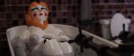  2021 3d_(artwork) animatronic areola bathing bathroom bathtub big_breasts black_pupils breasts circus_baby_(fnaf) digital_media_(artwork) female five_nights_at_freddy&#039;s green_eyes grey_areola grey_nipples hair half-closed_eyes hi_res humanoid in_bathtub inside lipstick machine makeup narrowed_eyes nipples orange_hair pupils rckke robot robot_humanoid scottgames sister_location solo toilet water white_body 