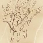  2_horns 4_heads 4_wings accipitrid accipitriform actually_biblically_accurate_angel ambiguous_gender avian beak biblically_accurate_angel bird bovid bovine cherubim cloven_hooves eagle feathered_wings feathers felid feral hair hooves horn humanoid kime_requiem lion mammal mane multi_eye multi_head multi_wing pantherine snout solo tail tail_tuft tuft wing_eyes wings 