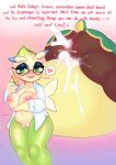  &lt;3 2023 antennae_(anatomy) anthro belly big_belly big_breasts biped blush blush_lines bodily_fluids breasts celebi clothing coat comic cum cum_drip cum_in_pussy cum_inflation cum_inside cum_splatter deerling dialogue digital_media_(artwork) dripping english_text exclamation_point eyewear female generation_2_pokemon generation_5_pokemon genital_fluids genitals glasses green_body green_eyes hair hi_res huge_belly hyper hyper_belly inflation lab_coat legendary_pokemon looking_at_viewer mostly_nude multicolored_body nintendo nipples nude open_mouth pencil_(object) pokemon pokemon_(species) pussy pussy_juice raikissu simple_background text topwear wings 